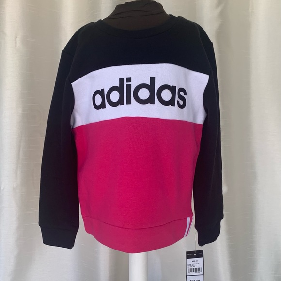 NWT Girls Adidas Pullover Sweatshirt Size 6x - Picture 2 of 9